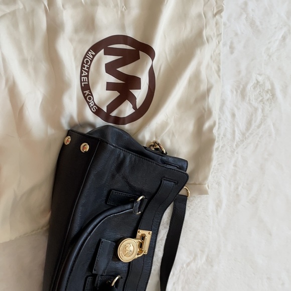 MICHAEL Michael Kors Black Leather Satchel - Picture 10 of 10